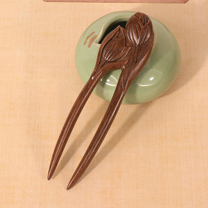 PF116 - Big-Leaf Rosewood Hair Sticks - Wholesale