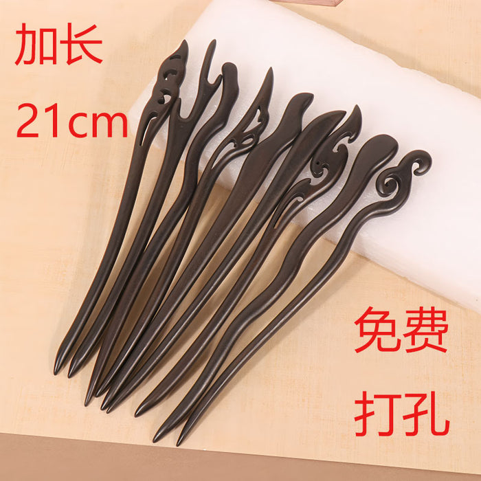 PF118 - 21cm Ebony Hair Sticks - Wholesale