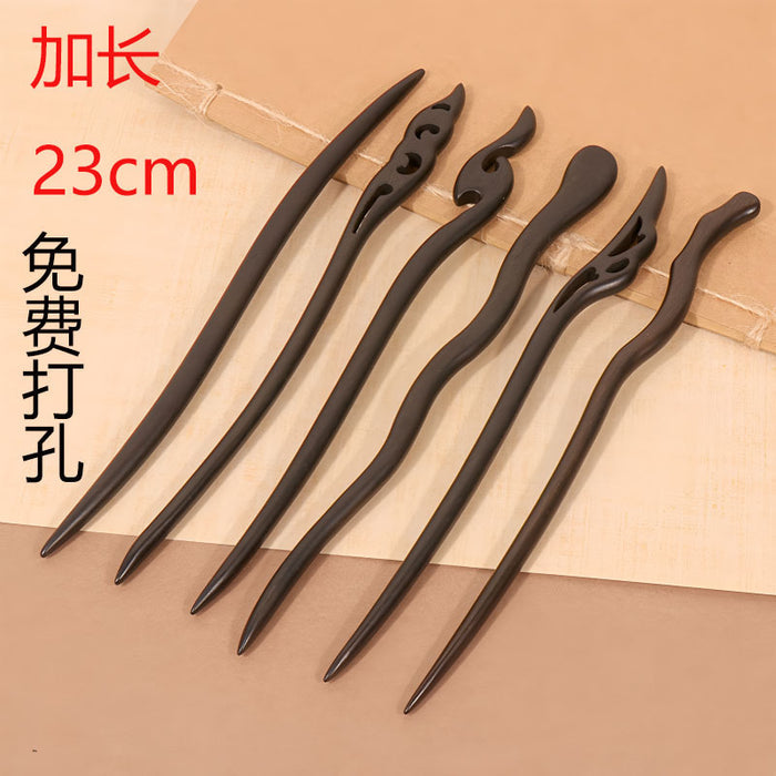 PF129 - 23cm Ebony Hair Sticks - Wholesale
