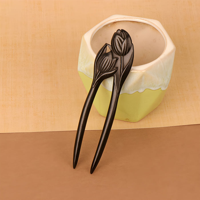 PF130 - 15cm Tulips Hair Sticks - Wholesale