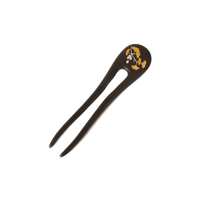 PF134 - 15cm Mother-of-pearl Inlay Wooden Hair Sticks - Wholesale