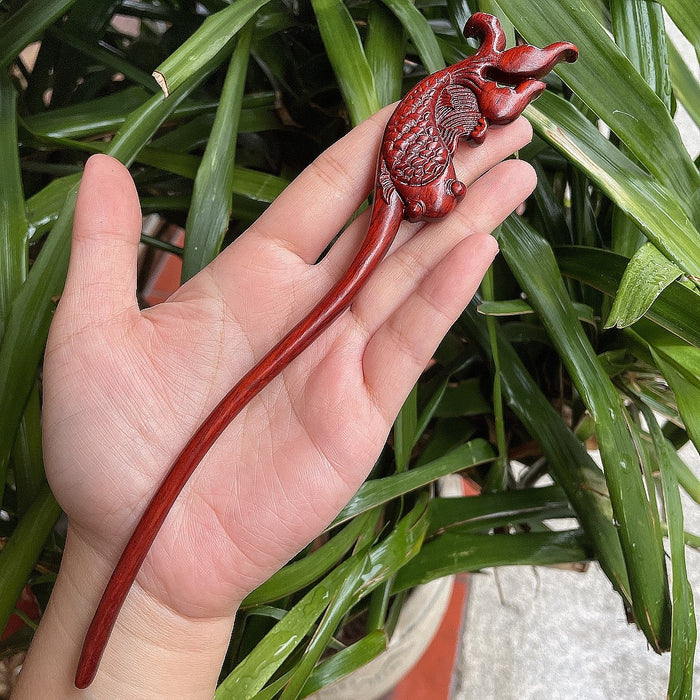 PF140 - 20cm Rosewood Hair Sticks - Wholesale