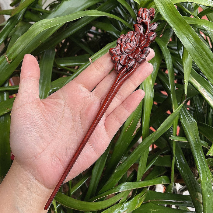 PF140 - 20cm Rosewood Hair Sticks - Wholesale