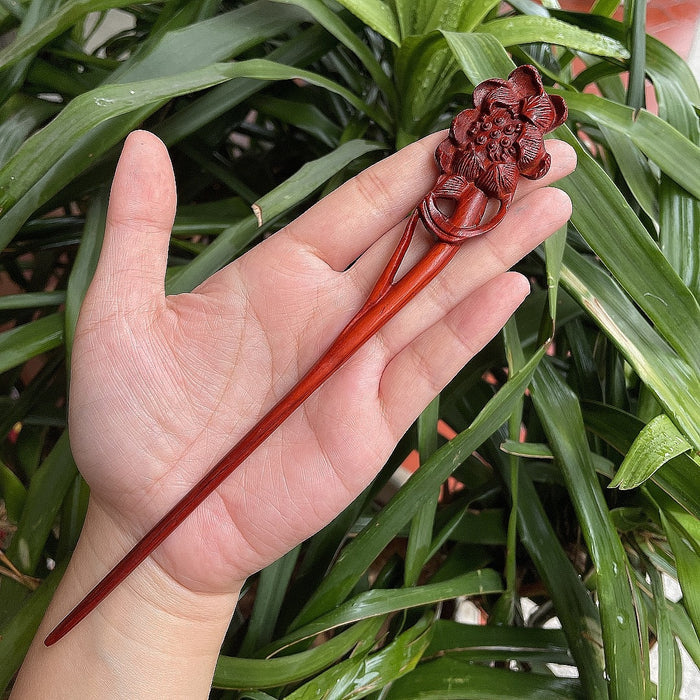 PF140 - 20cm Rosewood Hair Sticks - Wholesale