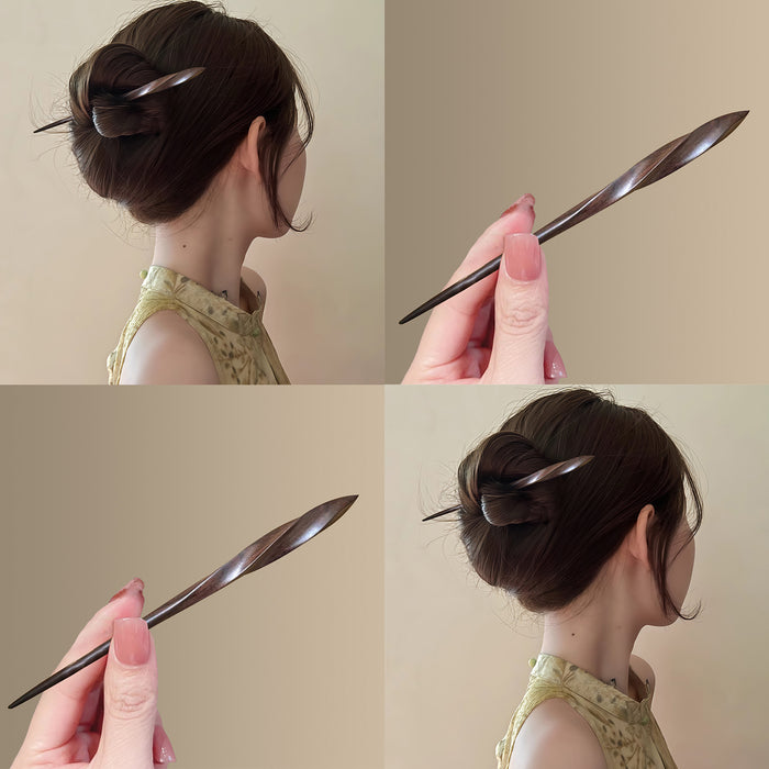 PF163 - 18cm African Blackwood Hair Sticks - Wholesale