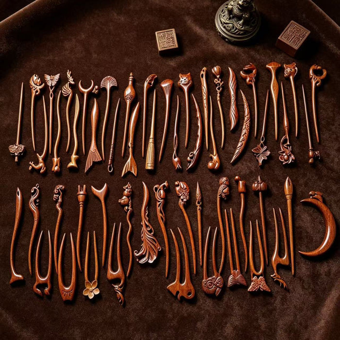 PF175 - Lacewood Hair Sticks - Wholesale