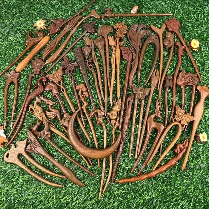 PF175 - Lacewood Hair Sticks - Wholesale
