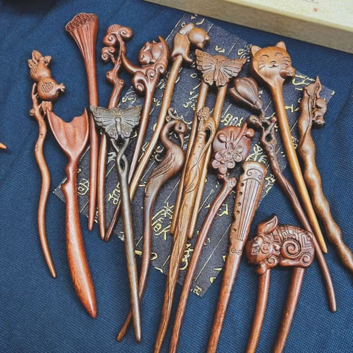 PF175 - Lacewood Hair Sticks - Wholesale