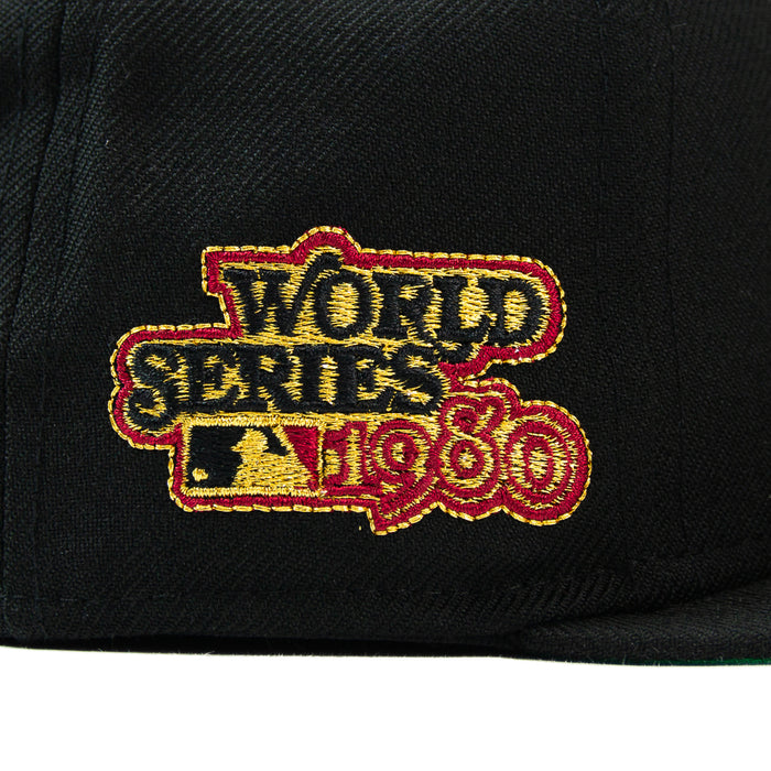 Philadelphia Phillies Fitted Cap (Black)