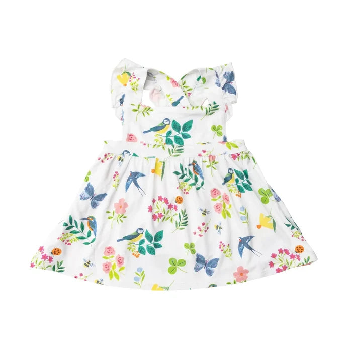 Pinafore Top and Bloomer - Garden Birds | Angel Dear - Jenni Kidz