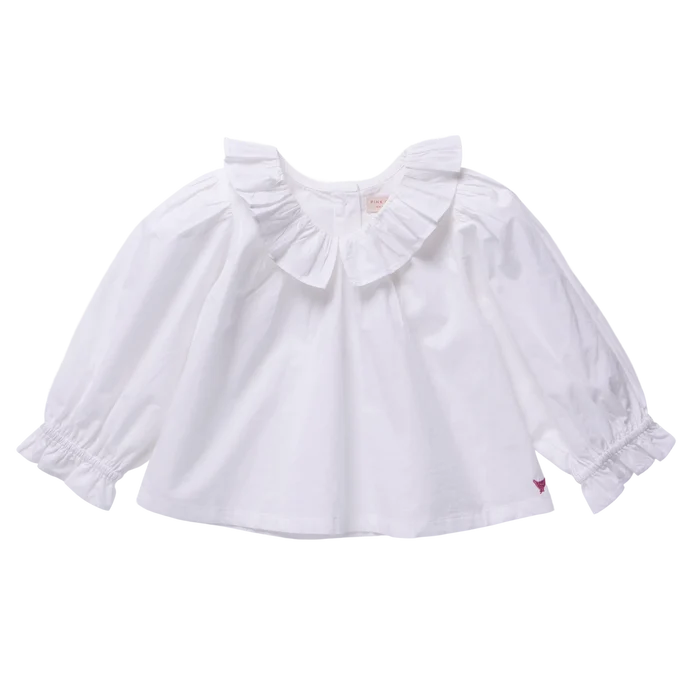 Pink Chicken Amara Top-White