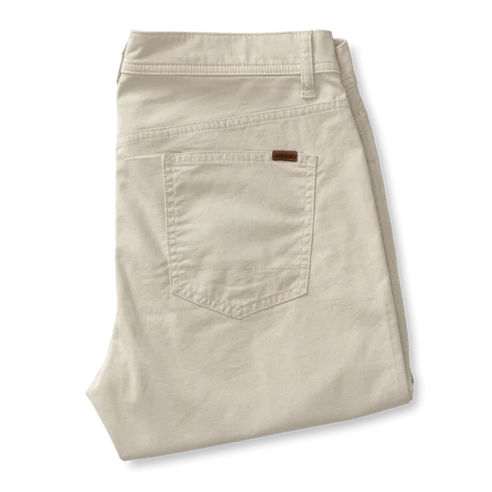 Pinpoint Canvas Five-Pocket (Stone)