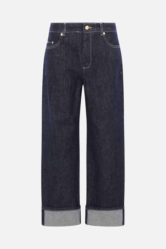 Poggio cropped jeans in denim