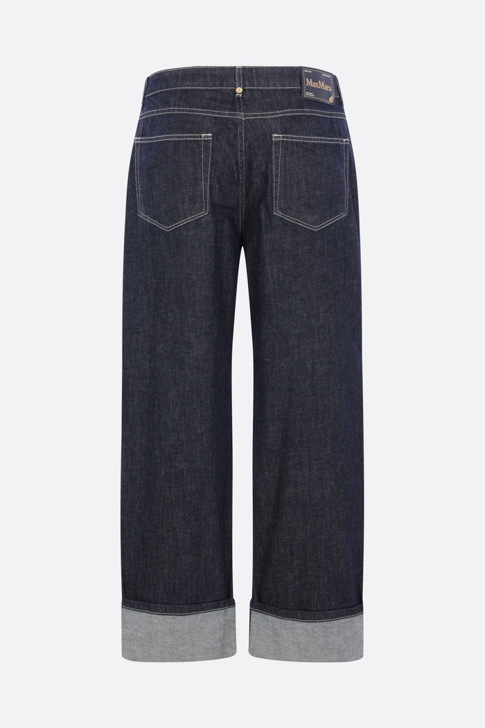 Poggio cropped jeans in denim