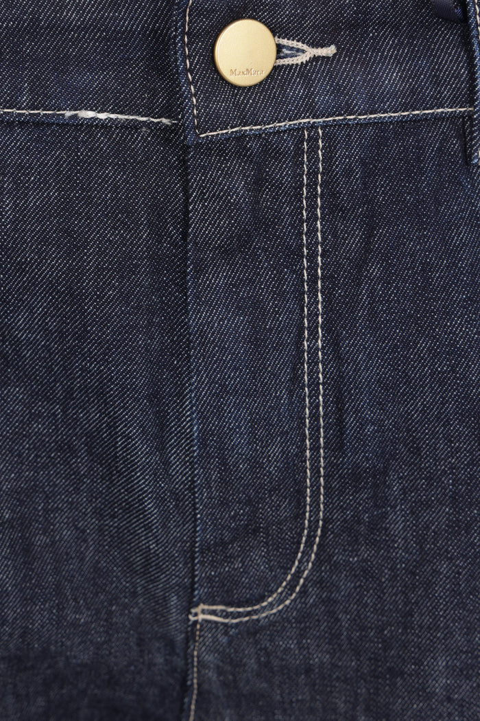 Poggio cropped jeans in denim