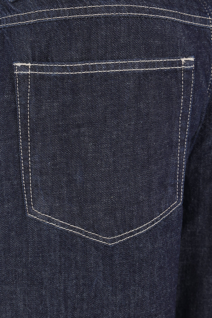 Poggio cropped jeans in denim