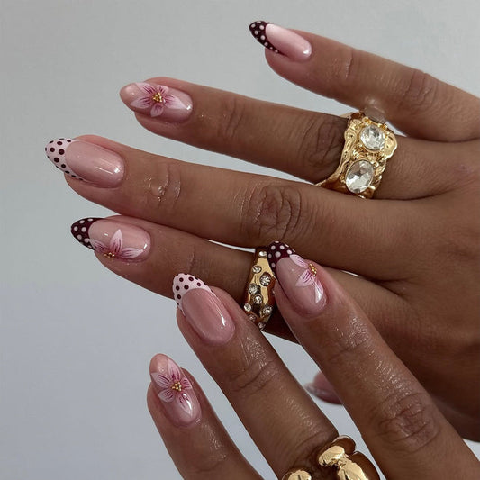 Polka Garden | Medium Almond | EASY PRESS™