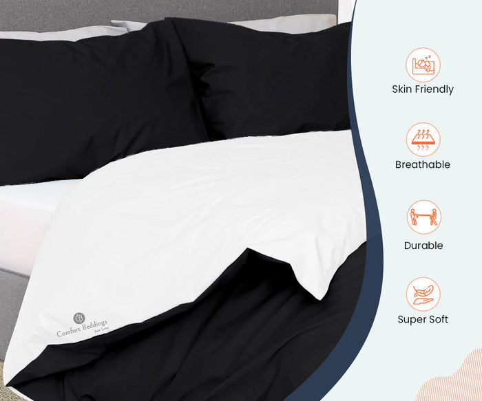 Black & White Reversible Duvet Cover