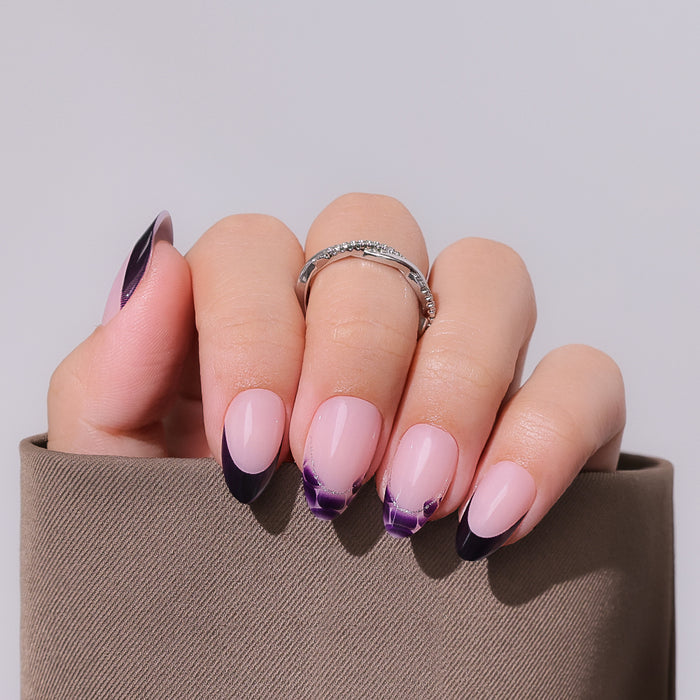 Purple Eclipse | Short Almond | EASY PRESS™