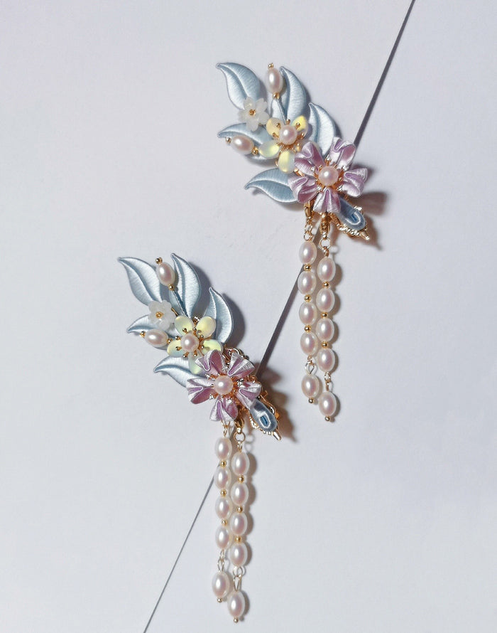 Qianzhi Handmade Hairclip - Silk Hairclip(Chanhua)