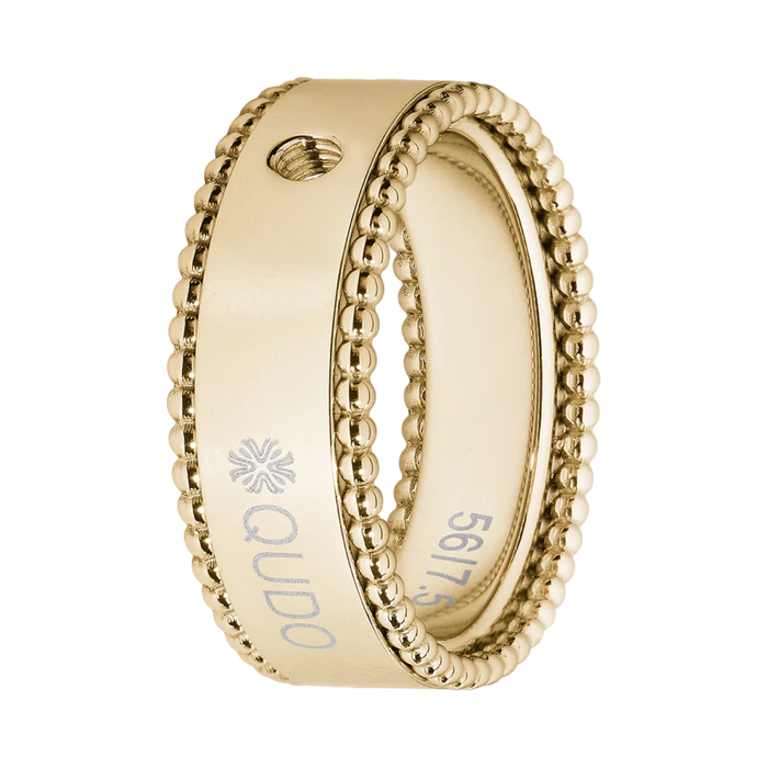 QUDO Punto Gold Interchangeable Ring Base