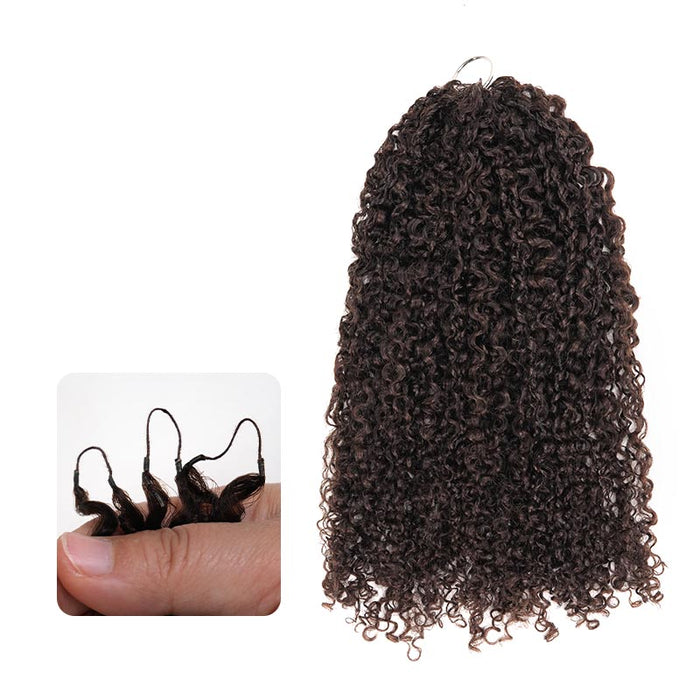 qvr crochet braids burmese kinky curly dark brown for black women 4c hair