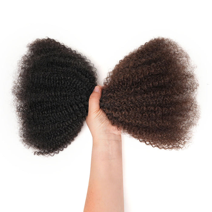 qvr afro kinky bulk human hair ombre for locs style black women