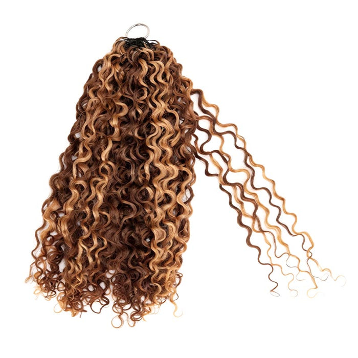 p4/27 highlighted crochet braids from qvr, 100% human hair