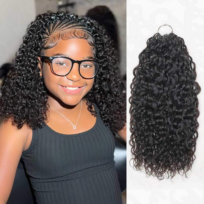 qvr hair twist curly crochet human hair