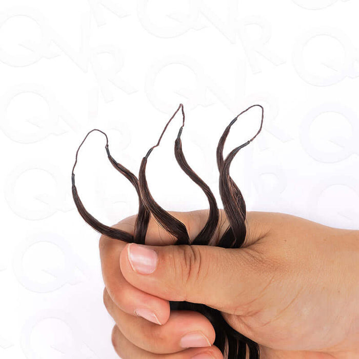 feather crochet human hair from qvr, invisible knot desgin for afro texture