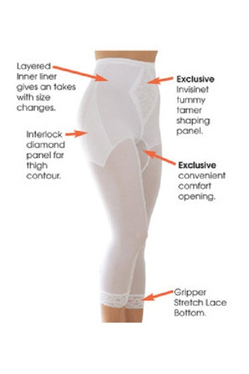 Rago Capri Shaper Pant Liner Shapewear - 6265