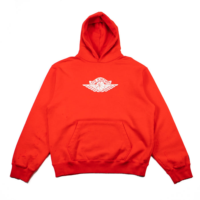 Jordan Rare Air Men's Fleece Pullover Hoodie (Chile Red)