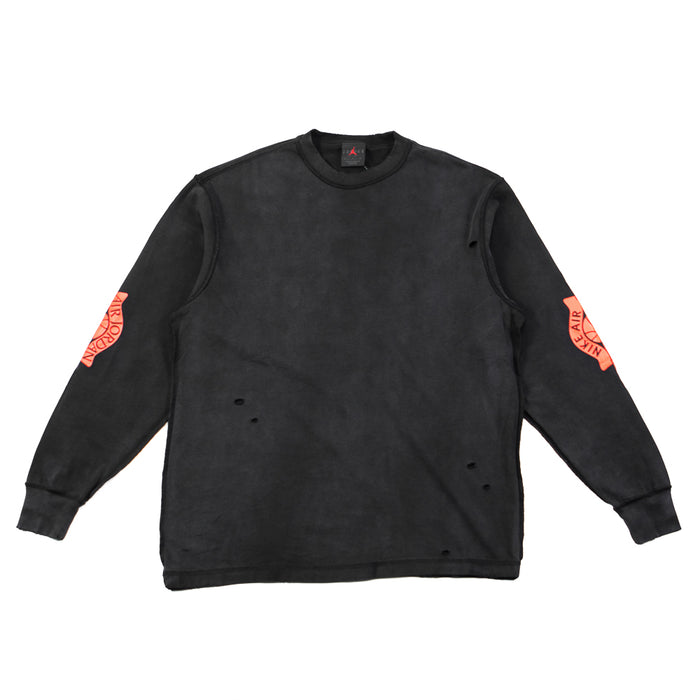 Jordan Rare Air Men's Long-Sleeve T-Shirt (Black/Chile Red)