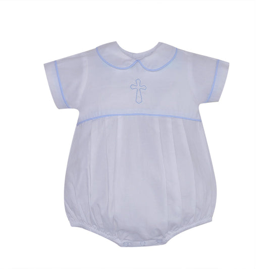 RN White/Blue Boy Cross Bubble