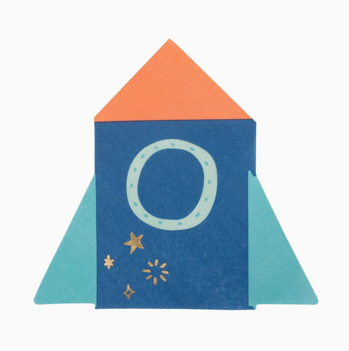 Rocket Shaped Paper Napkin
