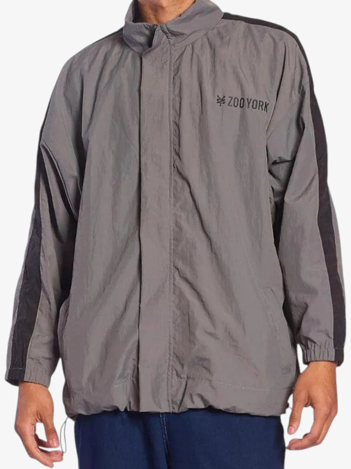 Rompeviento Zoo York Stripe Unisex Gris Claro