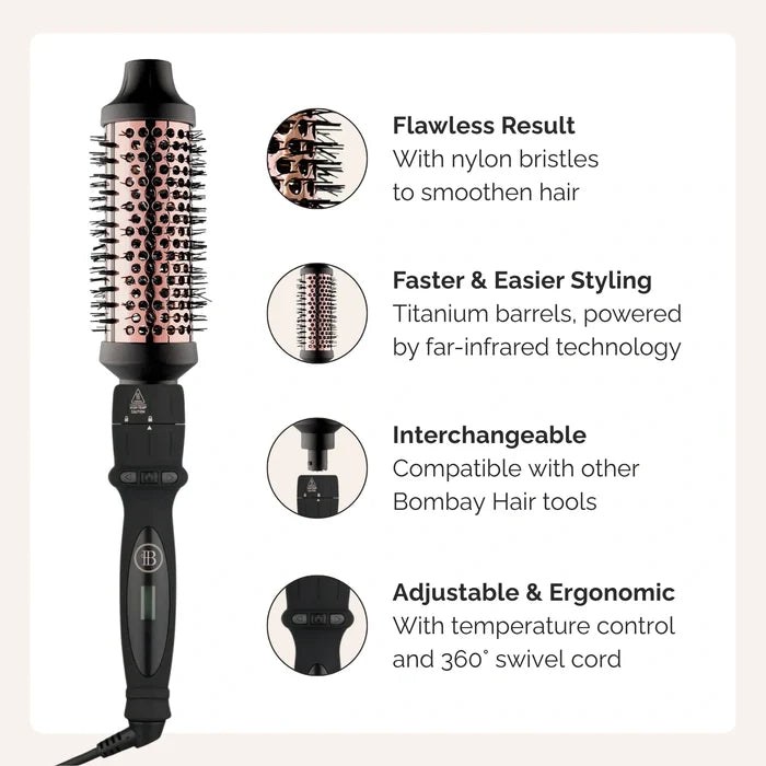 Rose Gold Thermal Round Brush