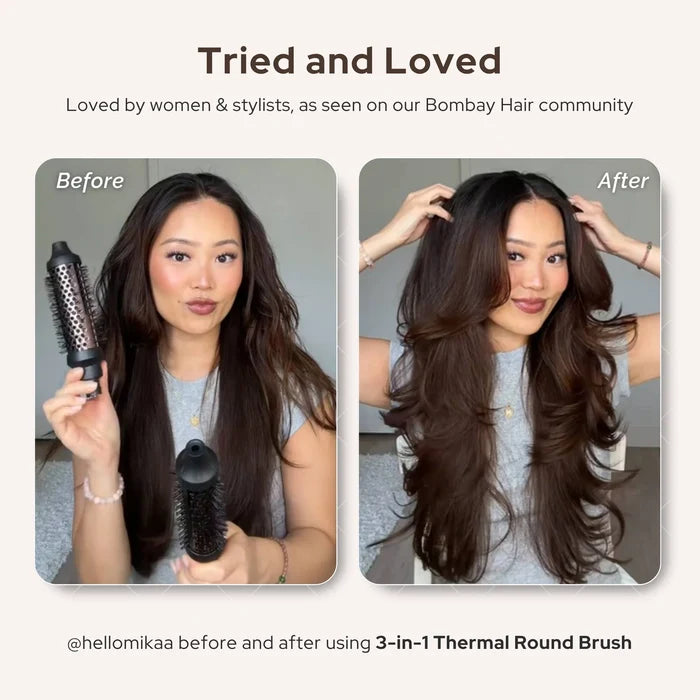 Rose Gold Thermal Round Brush