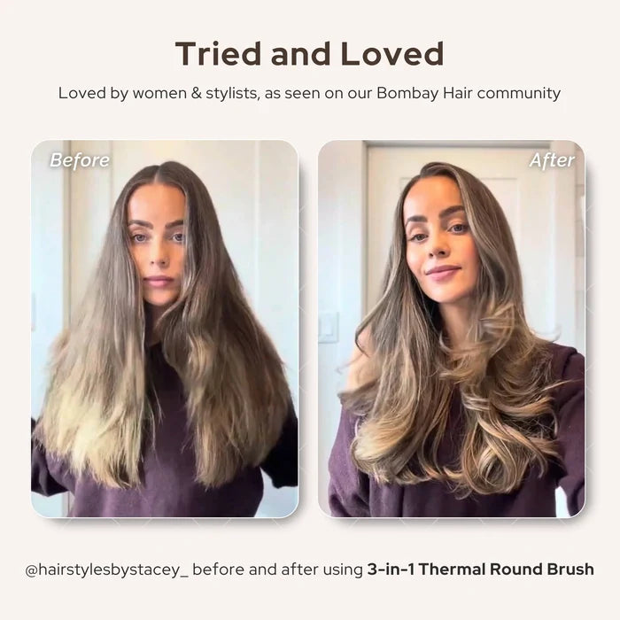 Rose Gold Thermal Round Brush