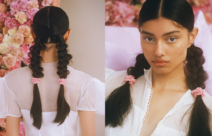 Rose Skinny Scrunchies