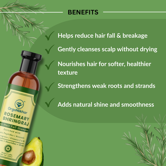 Rosemary Bhringraj Anti-Hair Fall Shampoo