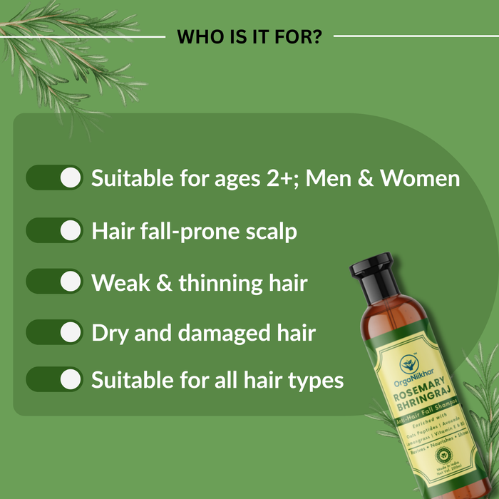 Rosemary Bhringraj Anti-Hair Fall Shampoo
