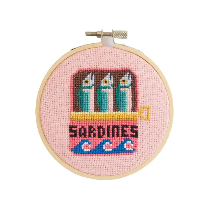 Sardines Cross Stitch Kit