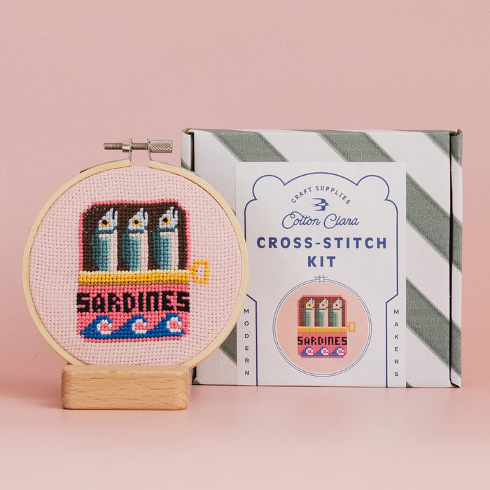Sardines Cross Stitch Kit