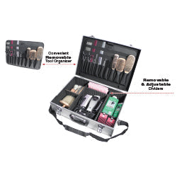 SCALPMASTER  CITY LIGHTS ALUMINUM BARBER CASE # ATC301 - Palms Fashion Inc.