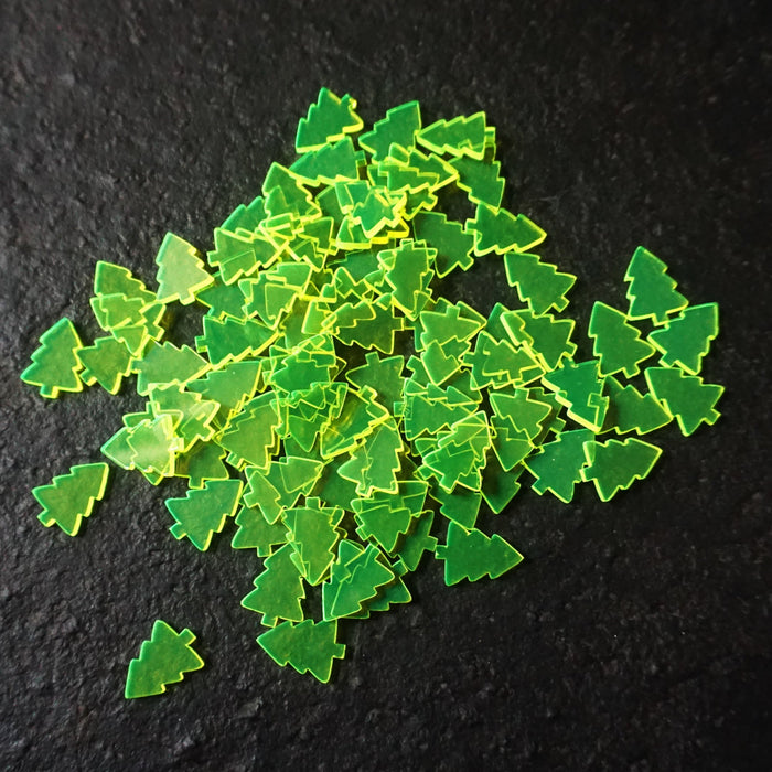fluorescent Green / Christmas Tree / 100 pieces