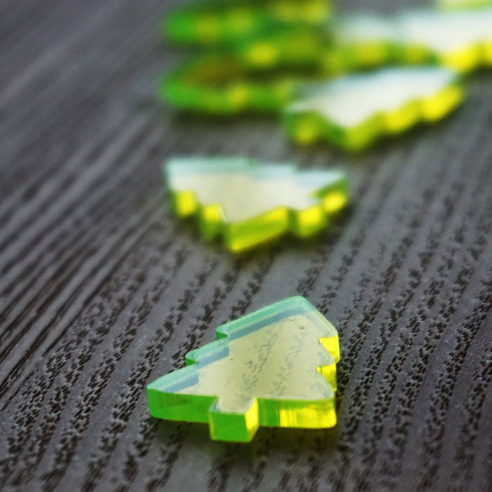 fluorescent Green / Christmas Tree / 50 pieces