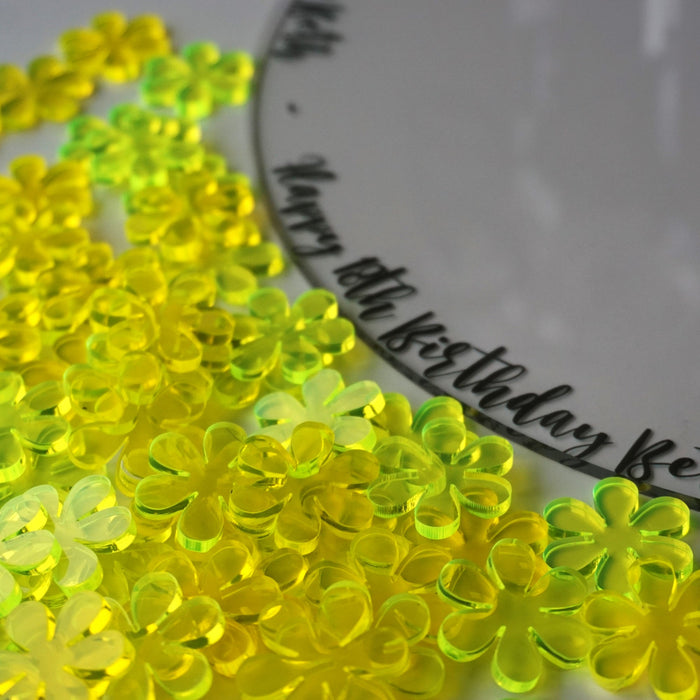 fluorescent Green / Daisy / 150 pieces