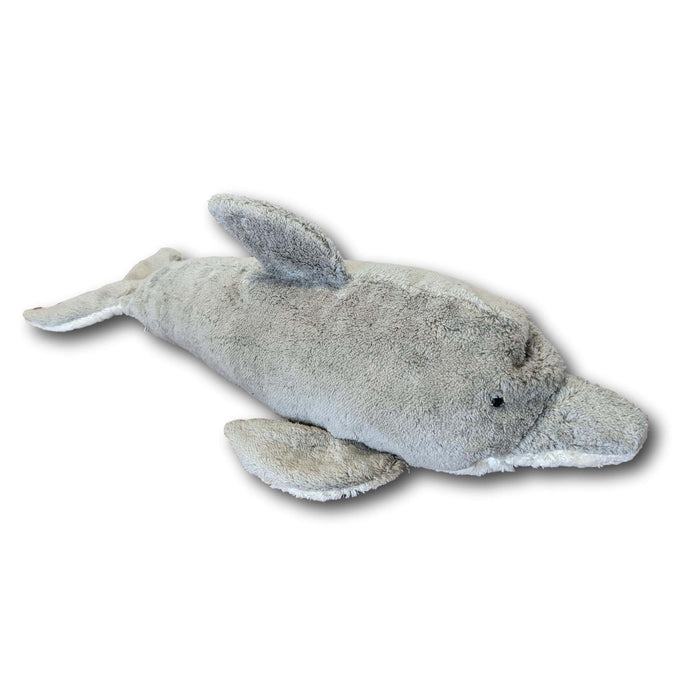 Senger Organic Cotton Cuddly Animal Dolphin, Large - cotton Stuffed Animals for open-ended play - Title: Default Title