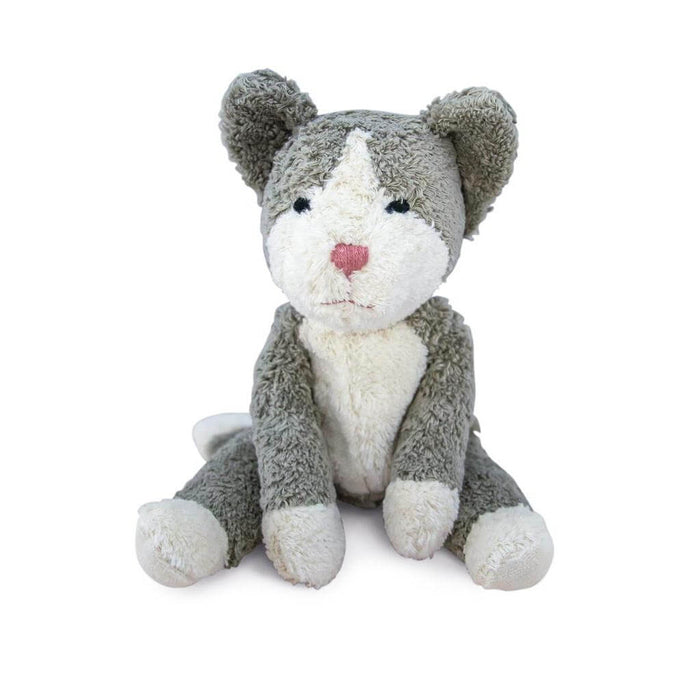 Senger Organic Cotton Floppy Animal Cat, Small 12" - cotton, wool Stuffed Animals for open-ended play - Title: Default Title
